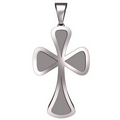 Stainless Steel Cross Pendant, 3/4" X 1.7mm Stainless Steel Cross Pendant, 3/4" X 1.7mm Stainles